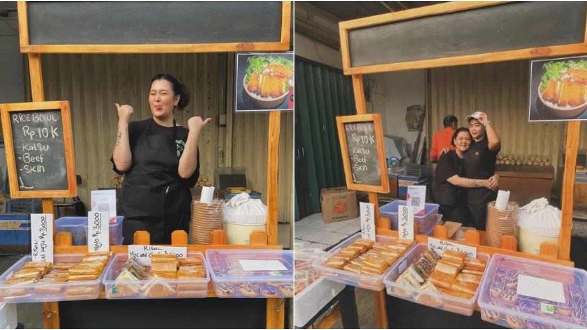 Talitha Curtis jualan risol