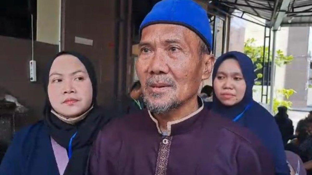 Tampang Manhuri, ayah dari korban pembunuhan oknum TNI di Sambas