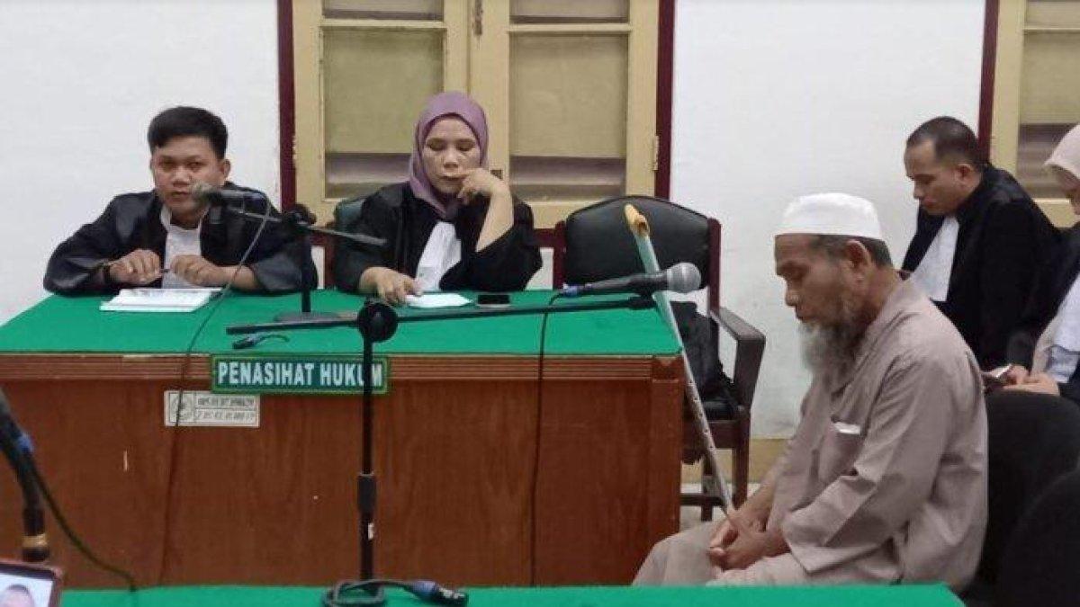 Tampang pelaku rudapaksa gadis disabilitas di Deliserdang