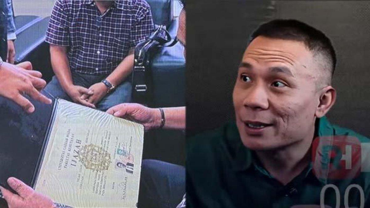 POLEMIK IJAZAH JOKOWI: Tangkapan layar momen Ahli Digital Forensik Rismon Sianipar menertawakan hasil analisa Bareskrim soal ijazah Jokowi dan keasliannya. Rismon pun mengurai tiga kejanggalan dalam analisa tersebut, disadur pada Jumat (23/5/2025).