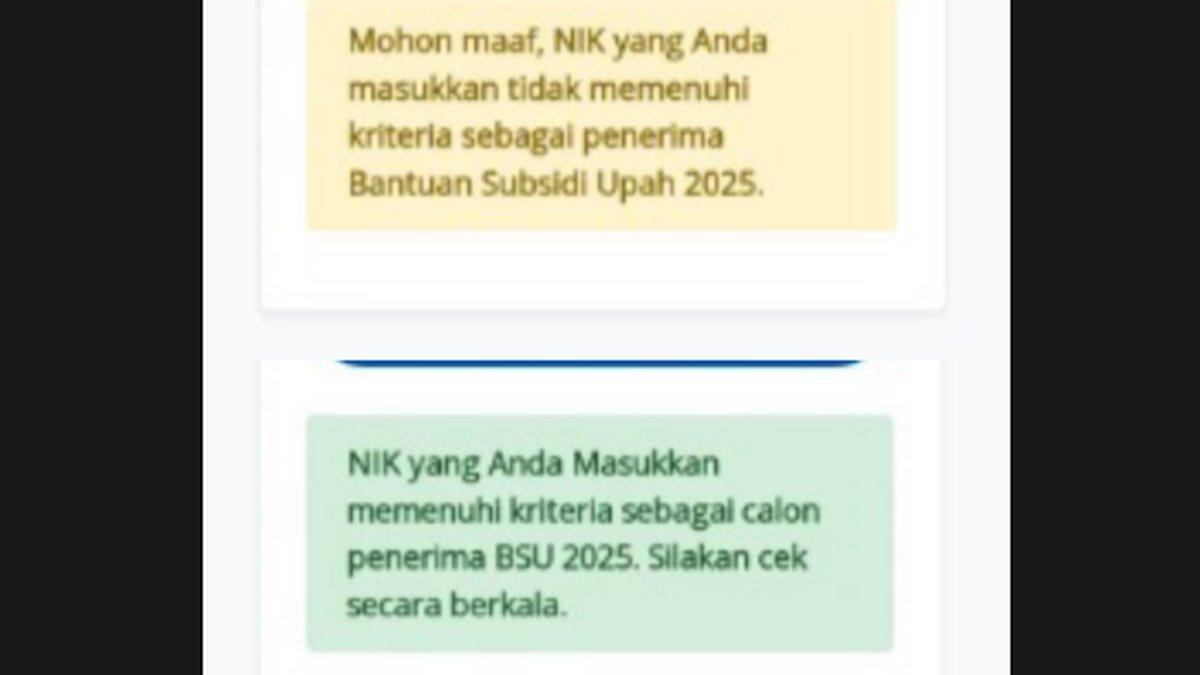 STATUS BSU 2025 - Tangkapan layar status penerima BSU yang berubah pada aplikasi Jamsostek Mobile (JMO).