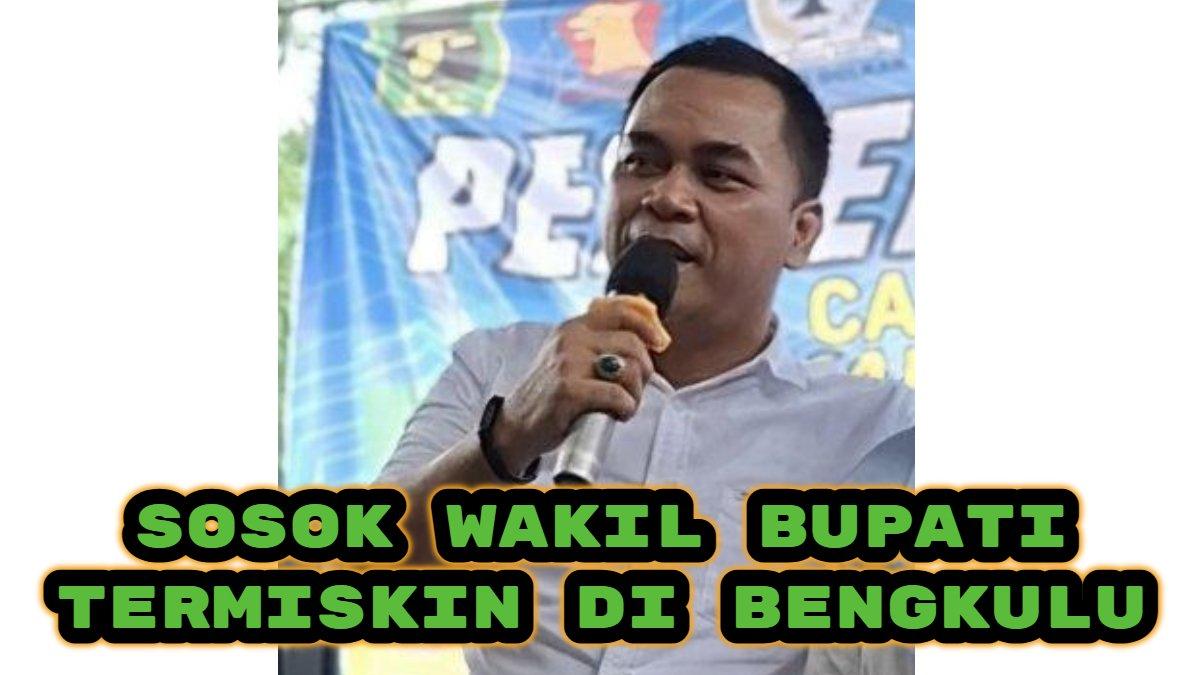 WAKIL BUPATI TERMISKIN - Menurut Laporan Harta Kekayaan Penyelenggara Negara (LHKPN), sosok Wakil Bupati di Bengkulu pemilik harta terendah itu adalah Tarmizi, Wakil Bupati Bengkulu Tengah, dengan kekayaan sebesar Rp 681 Juta.