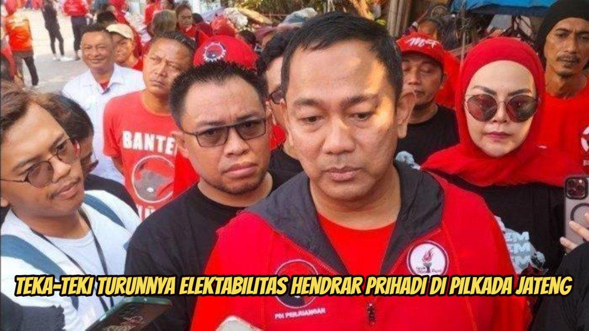 Teka-teki turunnya elektabilitas Hendrar Prihadi di Jateng