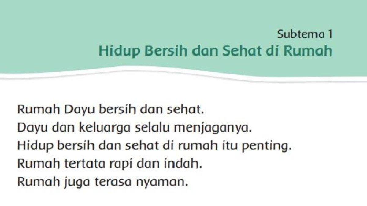 Kunci Jawaban Tema 4 Kelas 2 SD Halaman 4, 5, 6, 7, 9 dan 11, Subtema 1 Pembelajaran 1