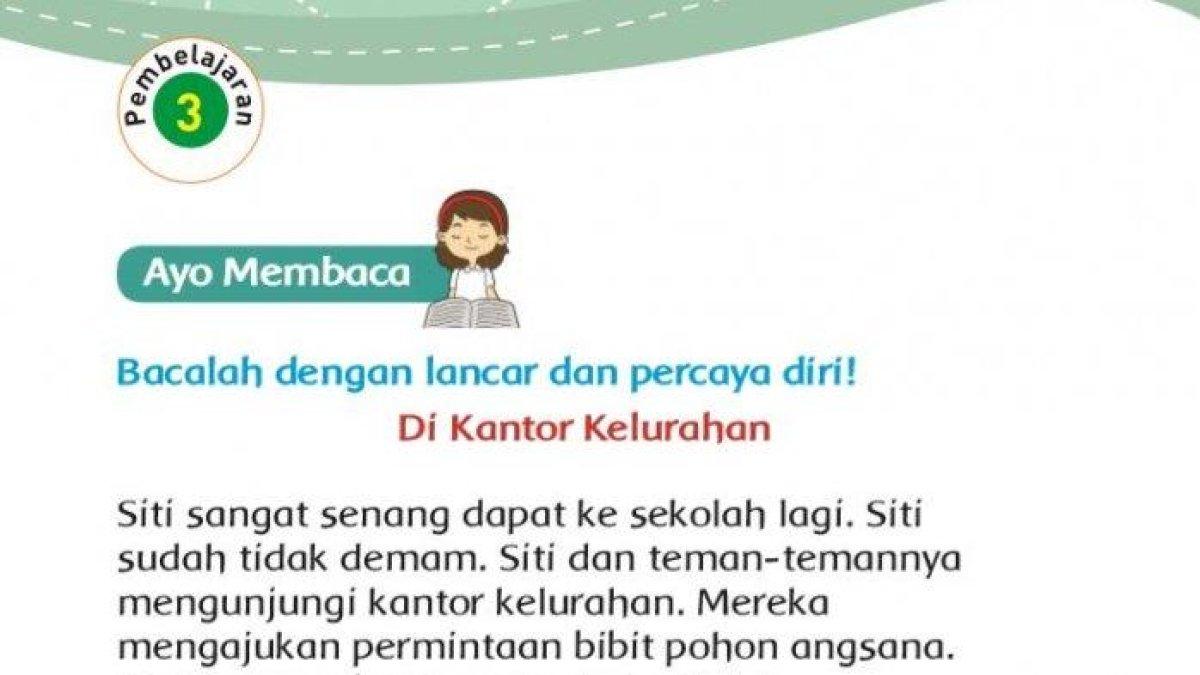 KUNCI Jawaban Tema 4 Kelas 3 SD Halaman 153 154 155 156 Buku Tematik Subtema 4 Pembelajaran 3