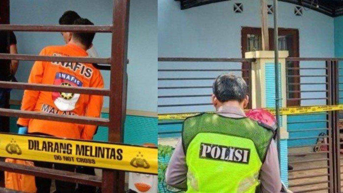 Tempat Kejadian Perkara (TKP) pembunuhan wanita di Malang, diduga diracun suami, kesaksian anak jadi kunci