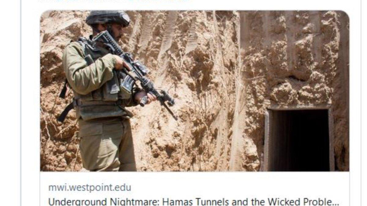 Terowongan yang dibangun oleh kelompok Hamas