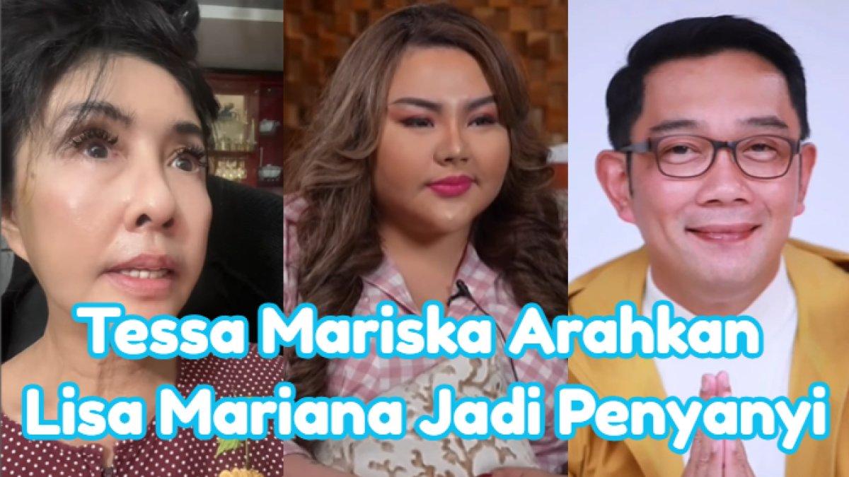 KARIER LISA MARIANA - Potret Tessa Mariska, Lisa Mariana, dan Ridwan Kamil diambil dari Instagram dan YouTube pada Senin (5/5/2025). Tessa Mariska arahkan Lisa Mariana jadi penyanyi pop setelah viralkan Ridwan Kamil.