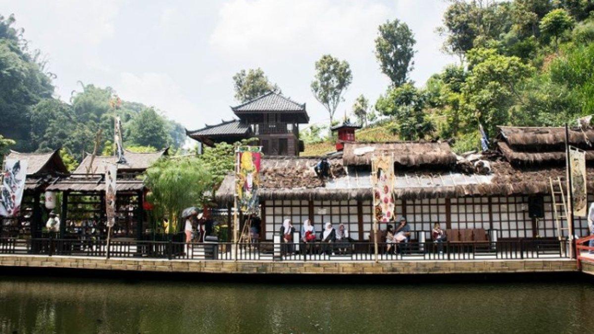 WISATA SERU - Potret Replika pedesaan di Kyoto di Great Asia Africa, Bandung, Jumat (17/1/2020). The Great Asia Africa terletak di Lembang, Bandung Barat.