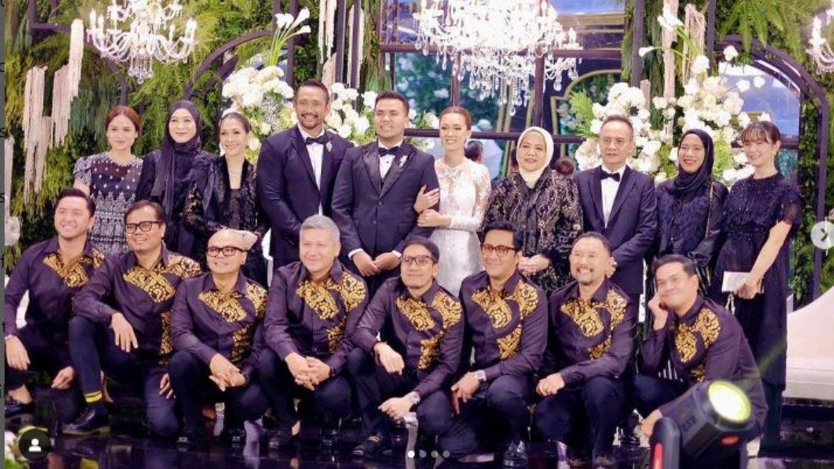 The Prediksi hadiri acara pernikahan anak Tora Sudiro.