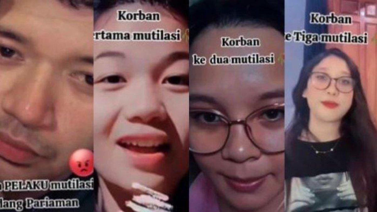 TIGA KORBAN WANDA - Tiga wanita korban Wanda, pembunuhan berantai di Padang Pariaman. Ternyata ketiga gadis ini berteman.