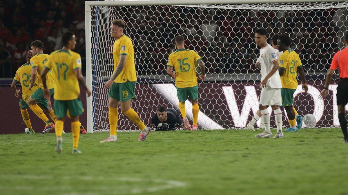 SKUAD TIMNAS AUSTRALIA - Timnas Indonesia berhasil menahan imbang Australia 0-0 di Gelora Bung Karno pada gelaran kualifikasi piala dunia 2026 zona Asia, Selasa, (10/9/2024).