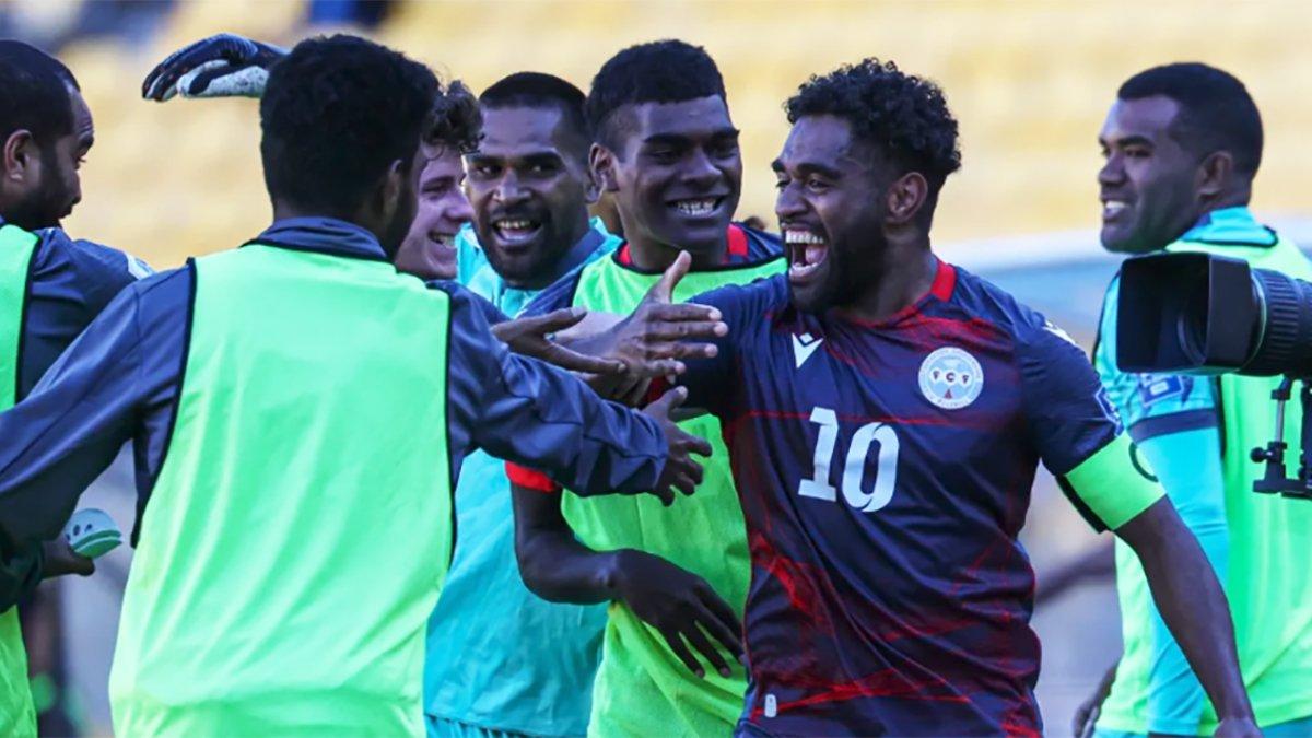 TIMNAS KALEDONIA BARU - Timnas Kaledonia Baru di Kualifikasi Piala Dunia 2026 dokumen OFC Media (22/3/2025). Timnas Kaledonia Baru selangkah lagi lolos Piala Dunia 2026.