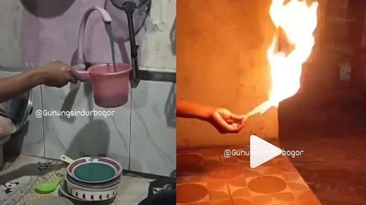 Tujuh tahun lamanya, warga di Nagrog Bogor mandi dengan air tercemar bensin SPBU, bisa untuk nyalakan api