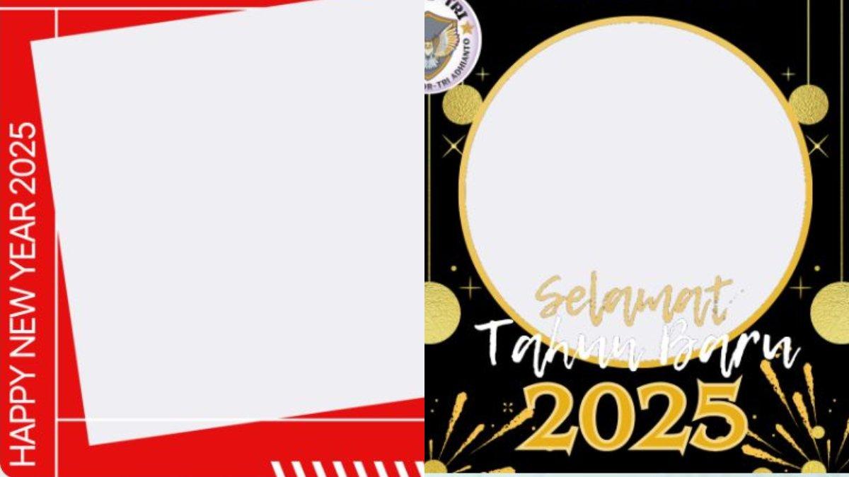 Twibbon Tahun Baru 2025.