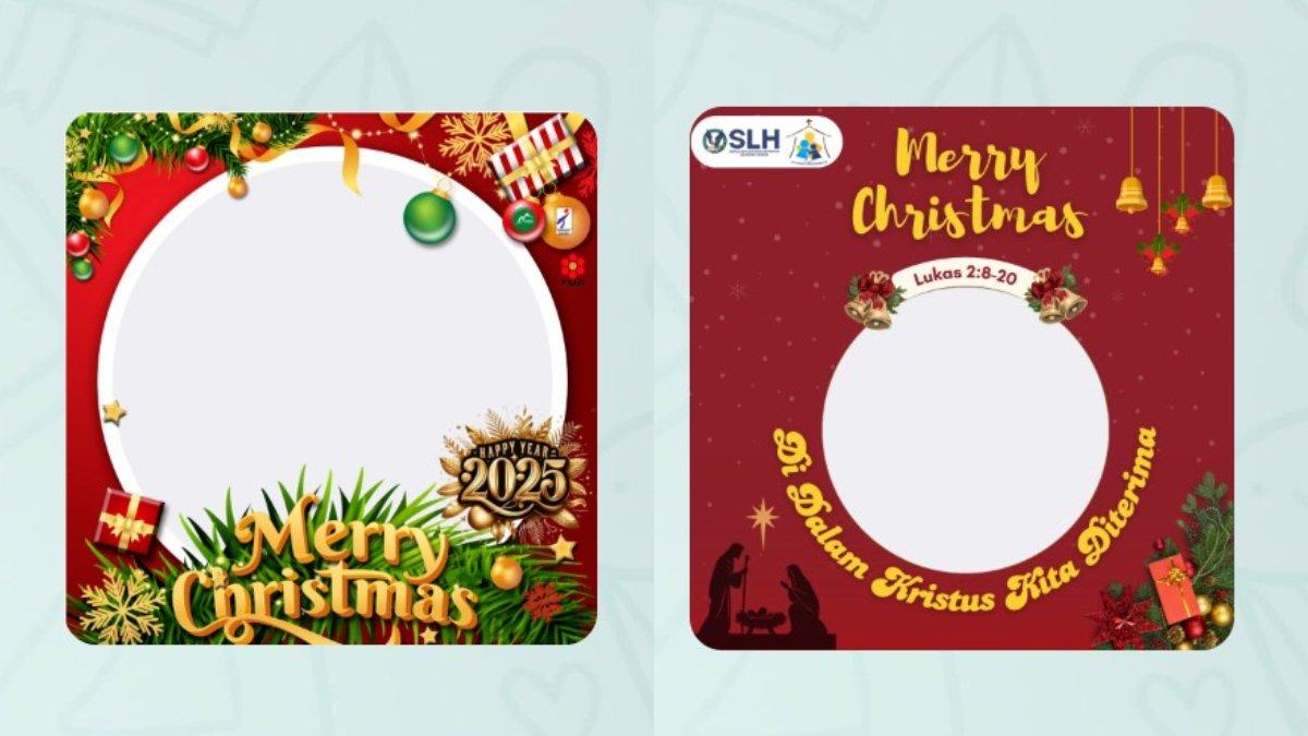 Twibbon dengan tema Natal 2024.