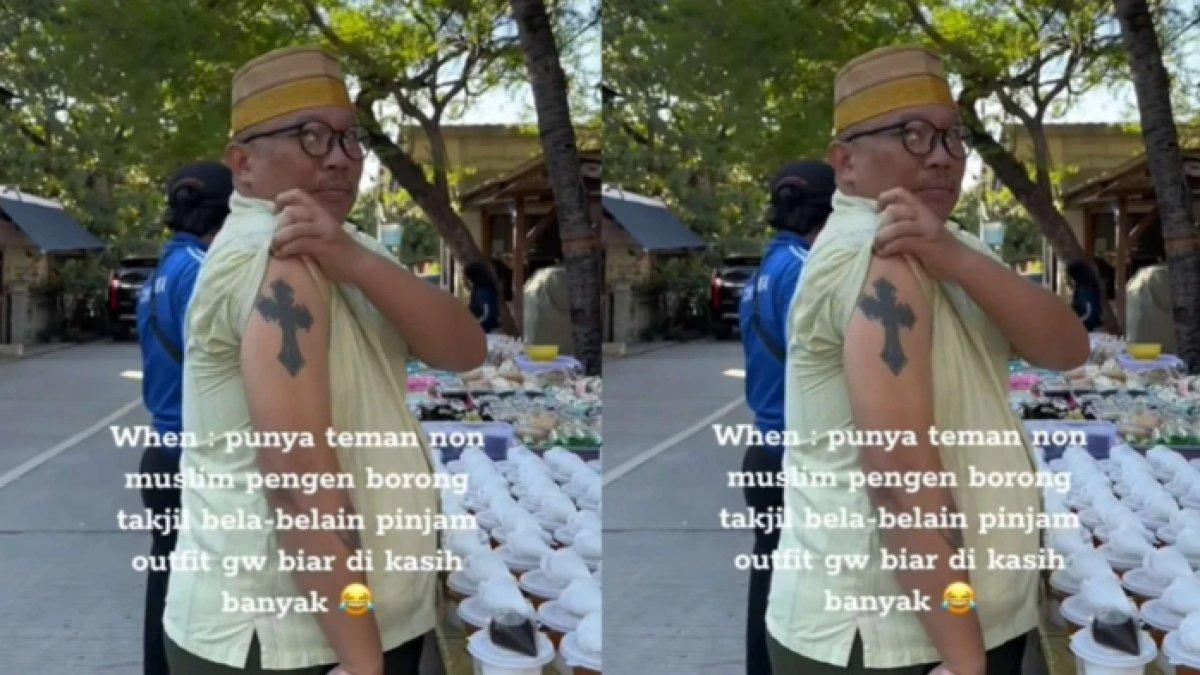 Ungahan foto nonis yang berburu takjil.
