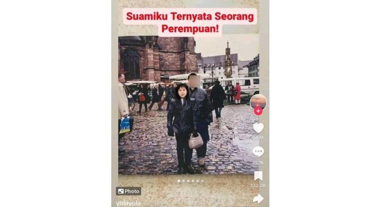 Unggahan kisah Ida Susanti ditipu suami yang ternyata seorang perempuan