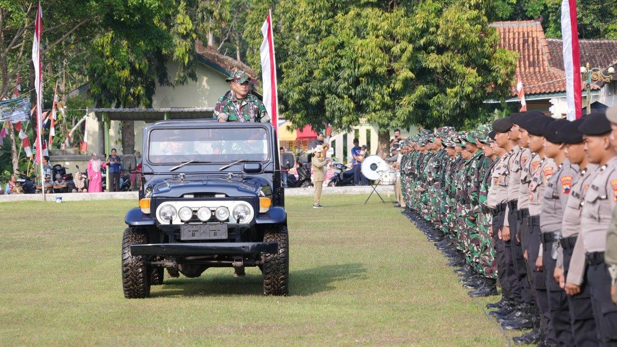 TMMD SENGKUYUNG KLATEN - Upacara Penutupan TMMD Sengkuyung Tahap II Tahun 2025 di Desa Mundu, Kecamatan Tulung, Klaten, pada Rabu (4/6/2025).