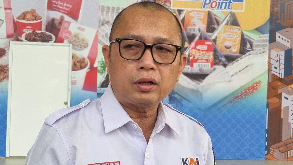 VP Public Relations KAI Joni Martinus saat ditemui di Stasiun LRT Jabodebek Halim, Jakarta, Kamis (7/12/2023).