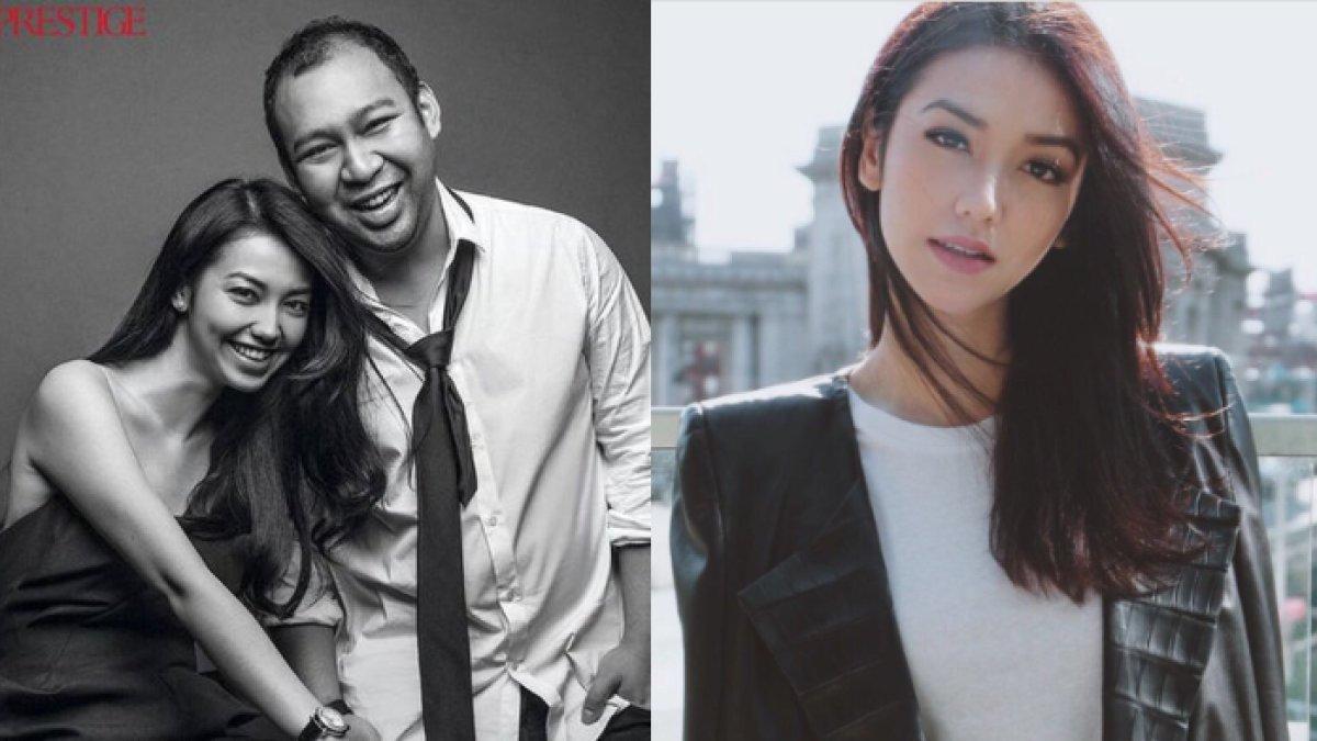Velove Vexia kenakan pakaian Didit Hediprasetyo saat acara New York Fashion Week