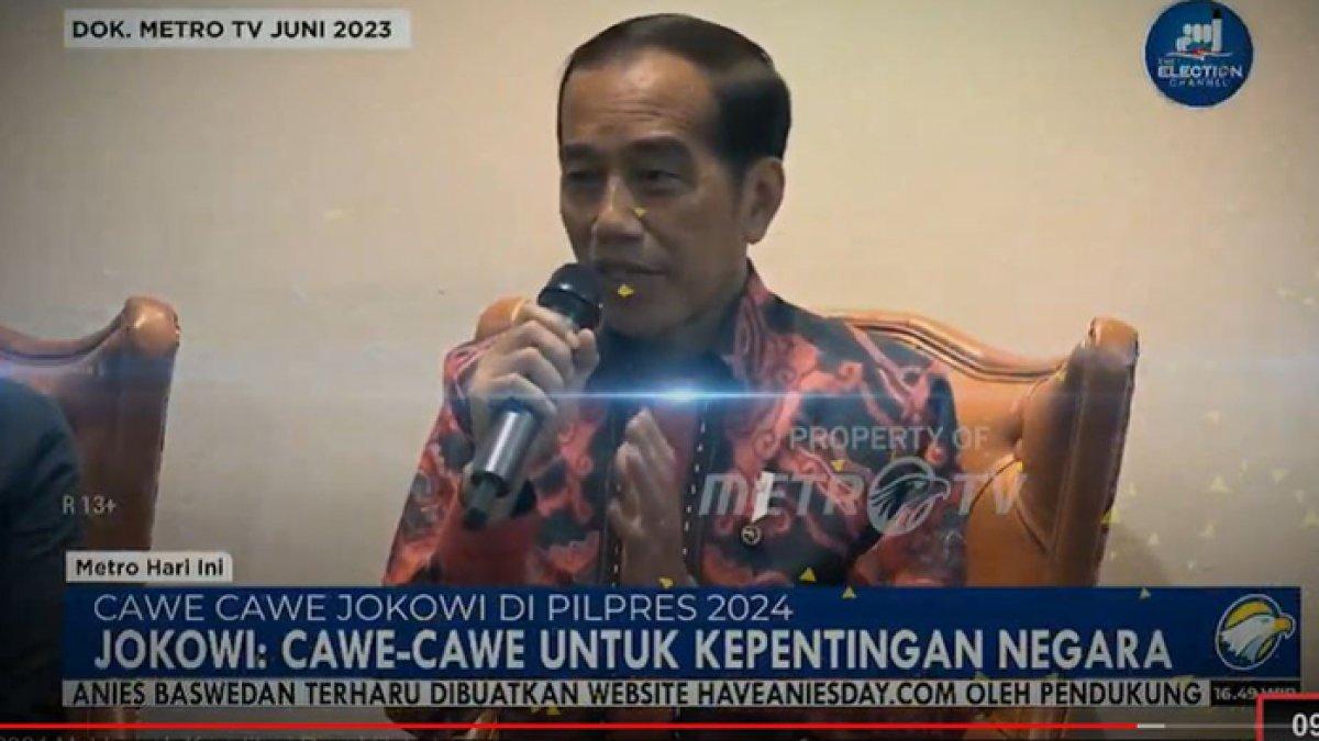 Video Jokowi cawe-cawe
