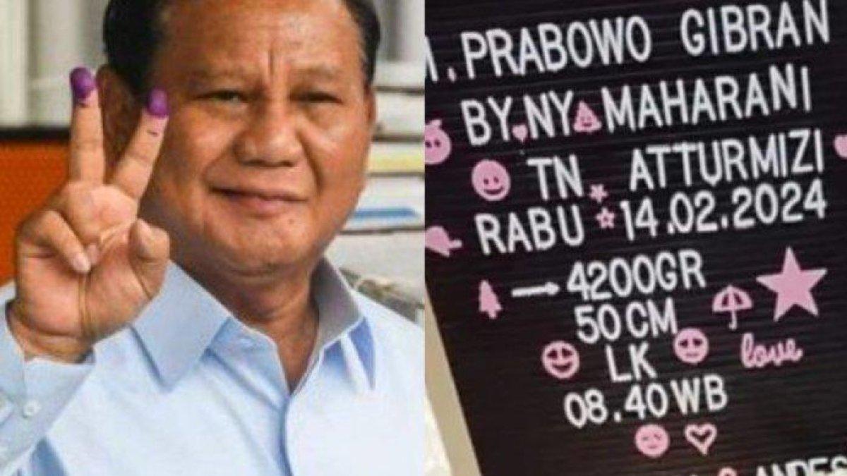 Viral seorang bayi laki-laki diberi nama unik karena lahir tepat p