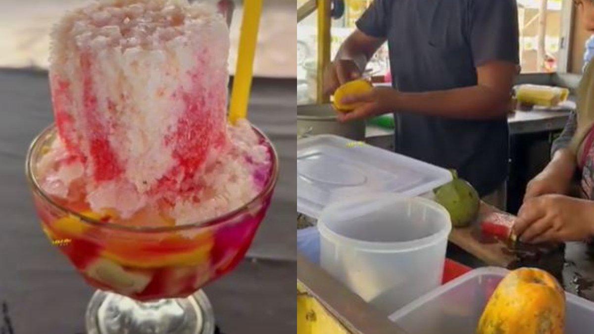 WARUNG ES KLATEN - Warung Es Pendowo, esnya menggunung dengan rasa yang mantap.