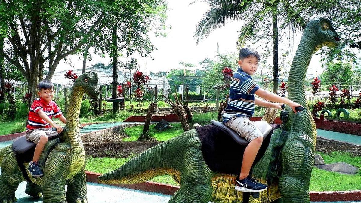 WISATA RAMAH ANAK - Wahana Dino Ride di The Ugul Ugul Kepurun, Klaten.