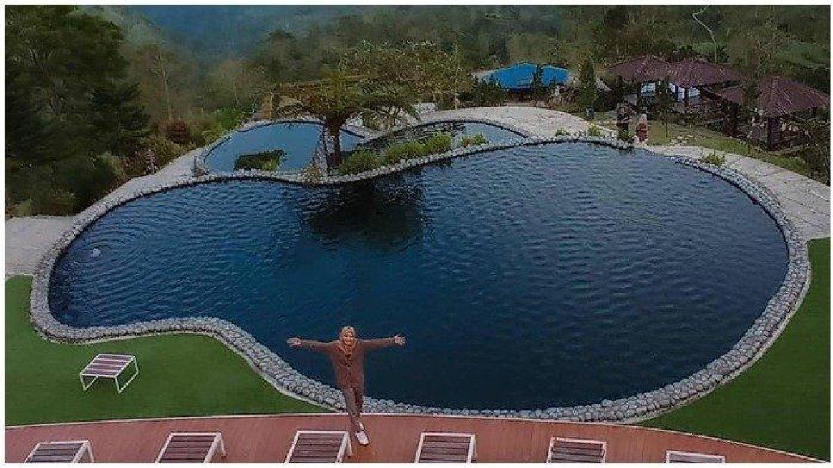WISATA SEMARANG - Umbul Sidomukti, salah satu tempat wisata populer di kawasan Bandungan, Semarang, Jawa Tengah.