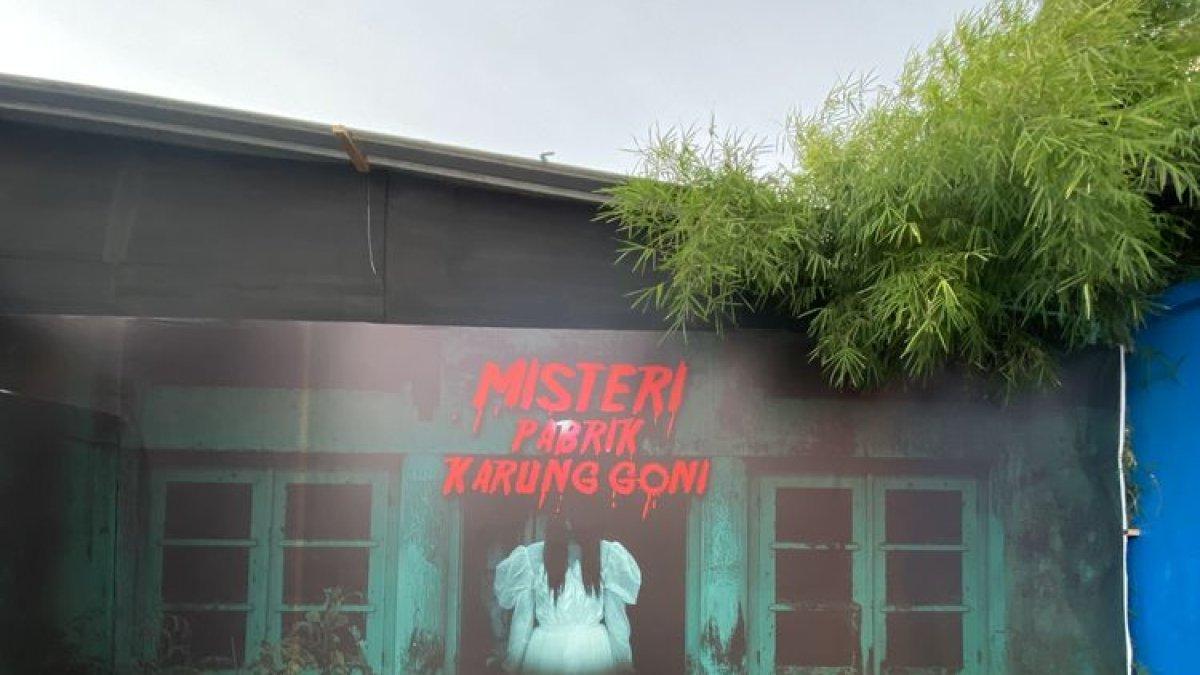 WISATA MUNGGUR PARK - Wahana rumah hantu Misteri Pabrik Karung Goni di Munggur Park Klaten.