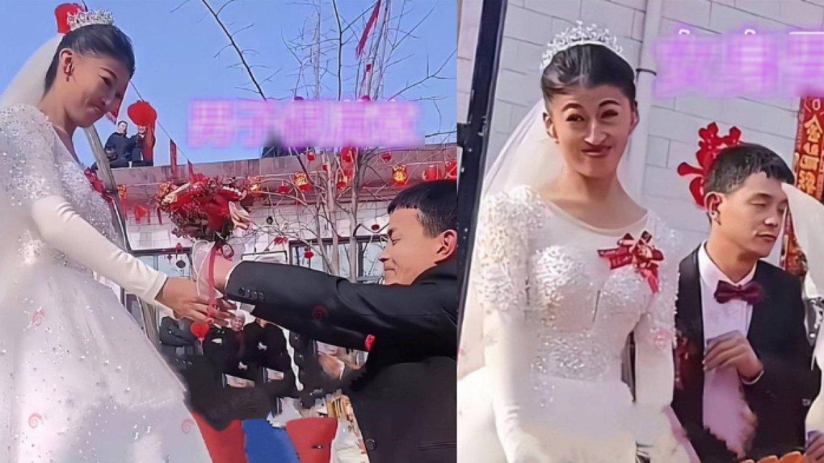 Wajah pengantin wanita ini dicibir tamu undangan, mempelai pria ngamuk