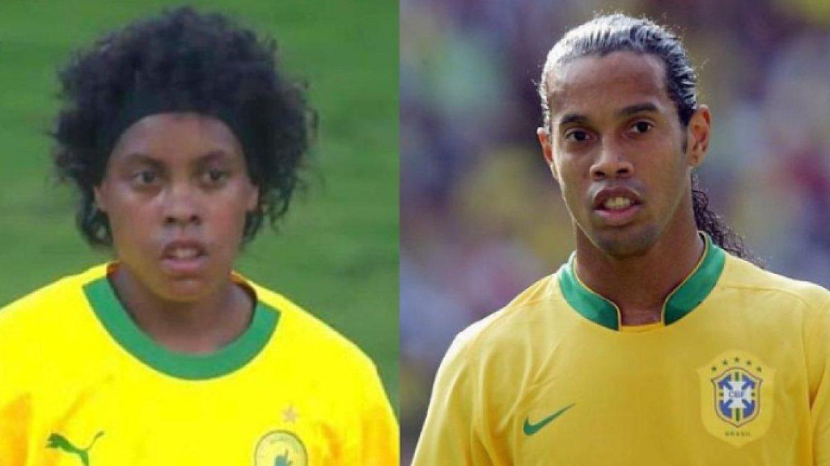 Wajahnya sangat mirip Ronaldinho, pemain sepak bola wanita ini diminta lakukan tes DNA