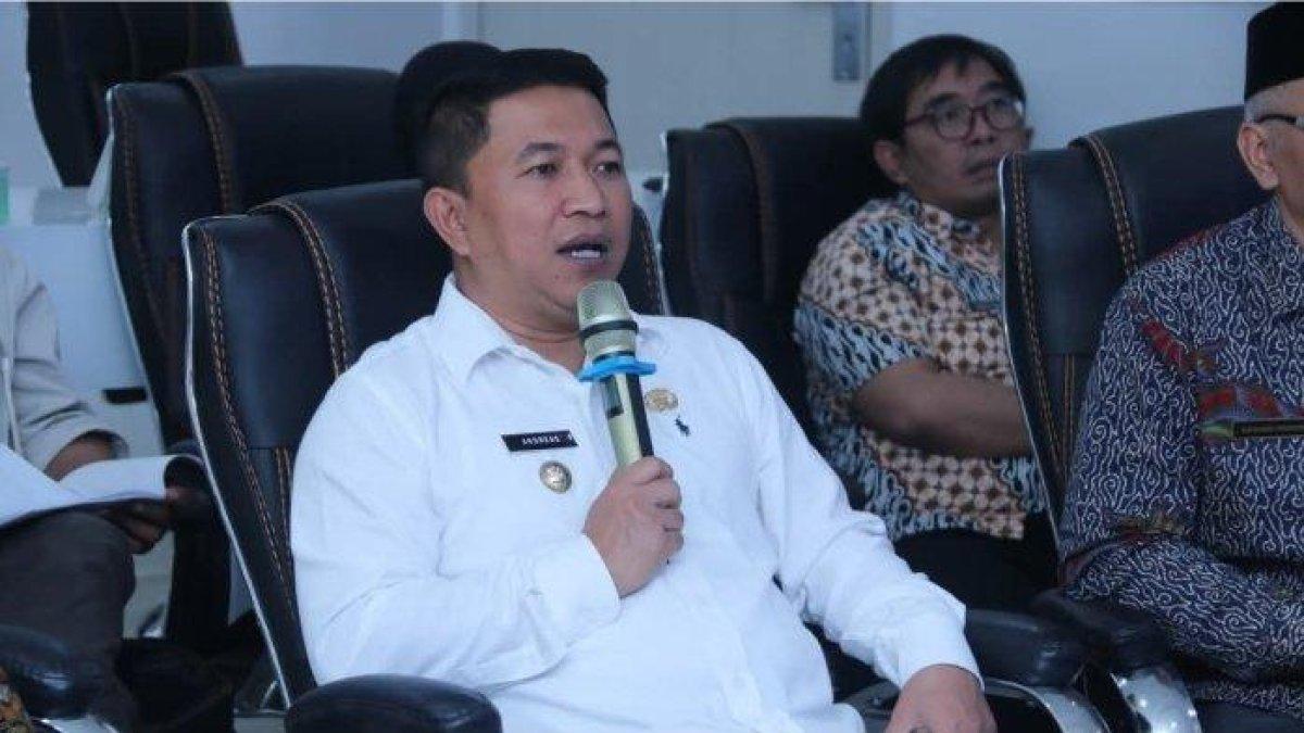 100 HARI KERJA - Wakil Bupati Andreas bersama Kemenko IPK bahas pengembangan kawasan di wilayah Cikembar.