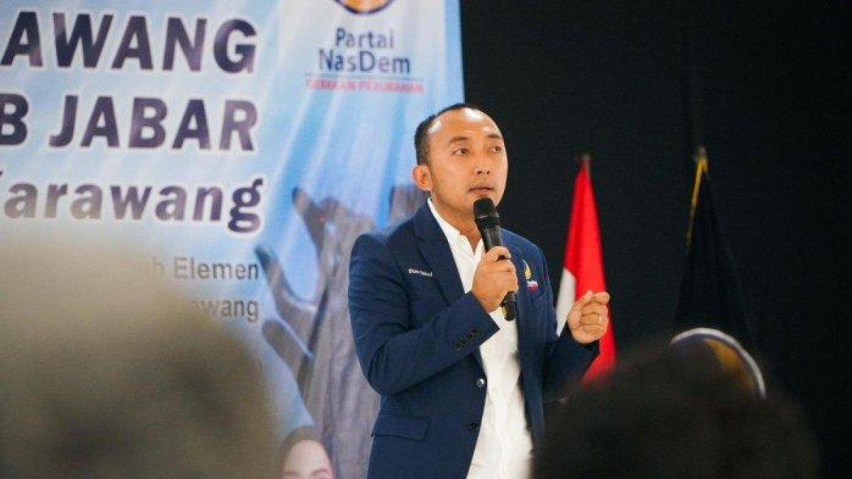 PROGRAM BUPATI KARAWANG - Wakil Ketua DPRD Karawang, Dian Fahrud Jaman, mengapresiasi program 100 hari kerja Bupati Karawang, Aep Syaepuloh, dan Wakil Bupati Karawang, Maslani.