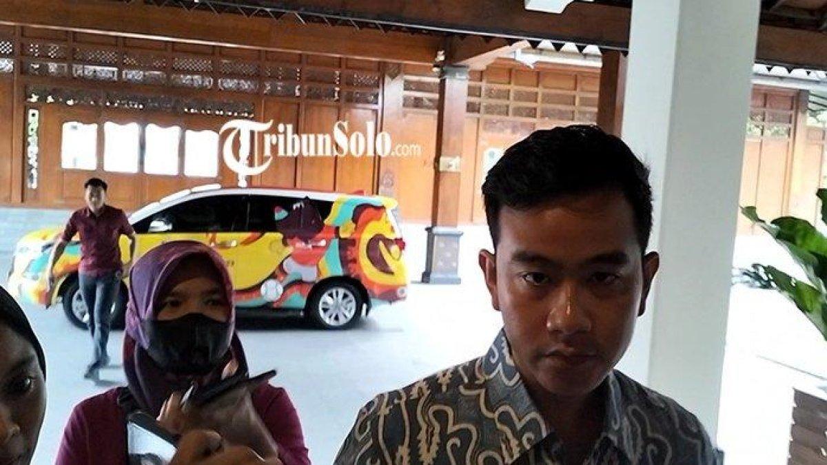 Wali Kota Solo sekaligus Cawapres nomor urut 2, Gibran Rakabuming Raka, Kamis (18/1/2024)