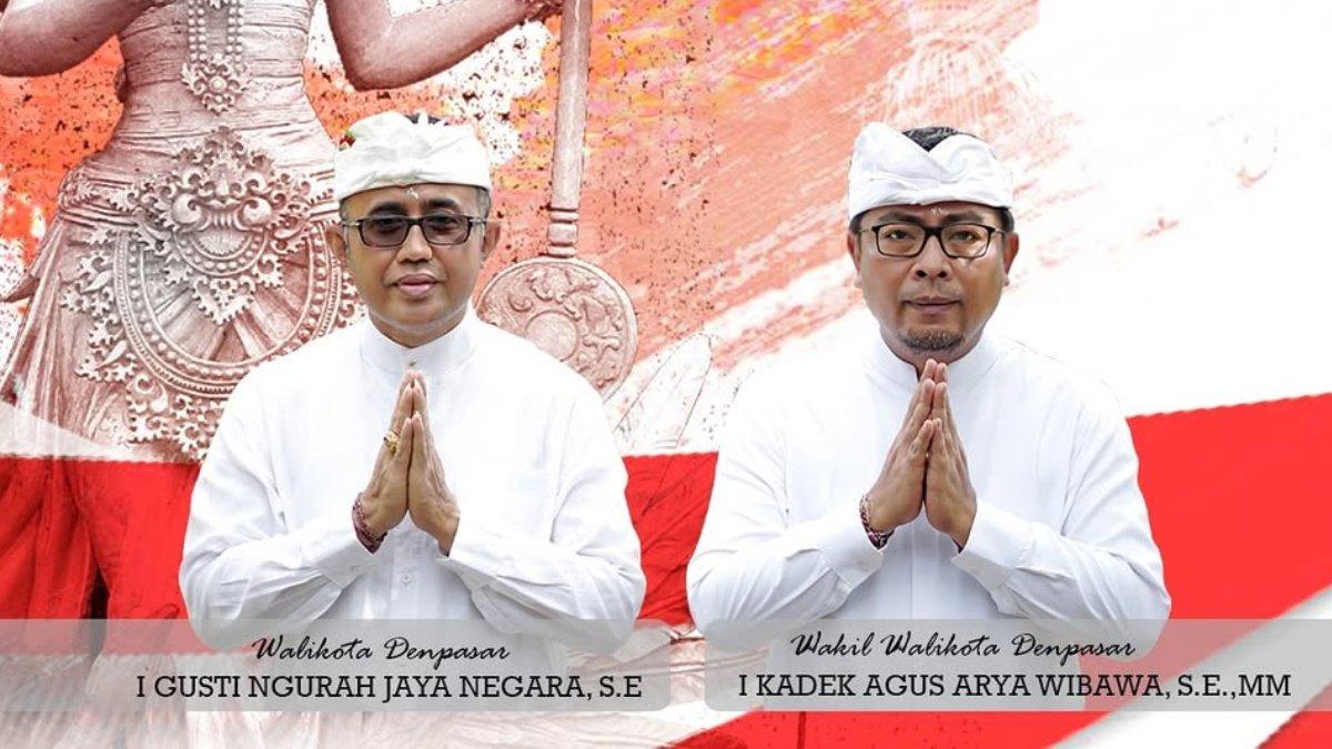 Walikota dan Wakil Walikota terpilih Pilkada Kota Denpasar 2024.