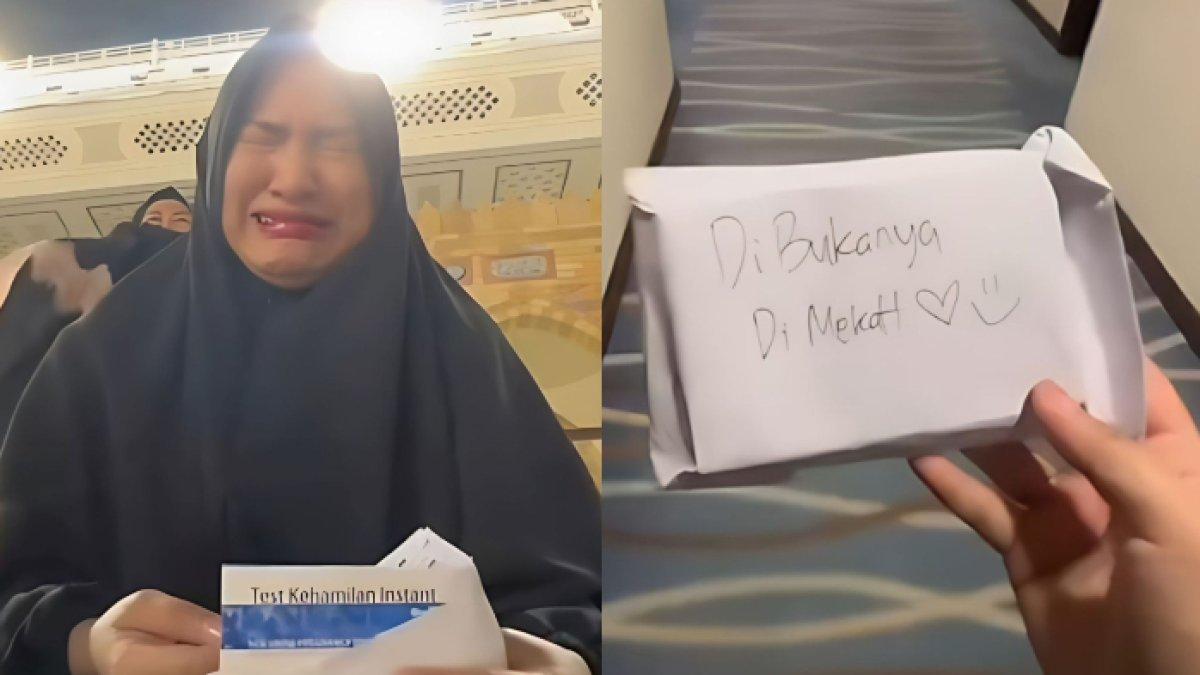 Wanita diberi amplop misterius dari sahabatnya dan hanya boleh dibuka saat di Makkah, ketika dibuka di depan Kakbah, isinya bikin haru.