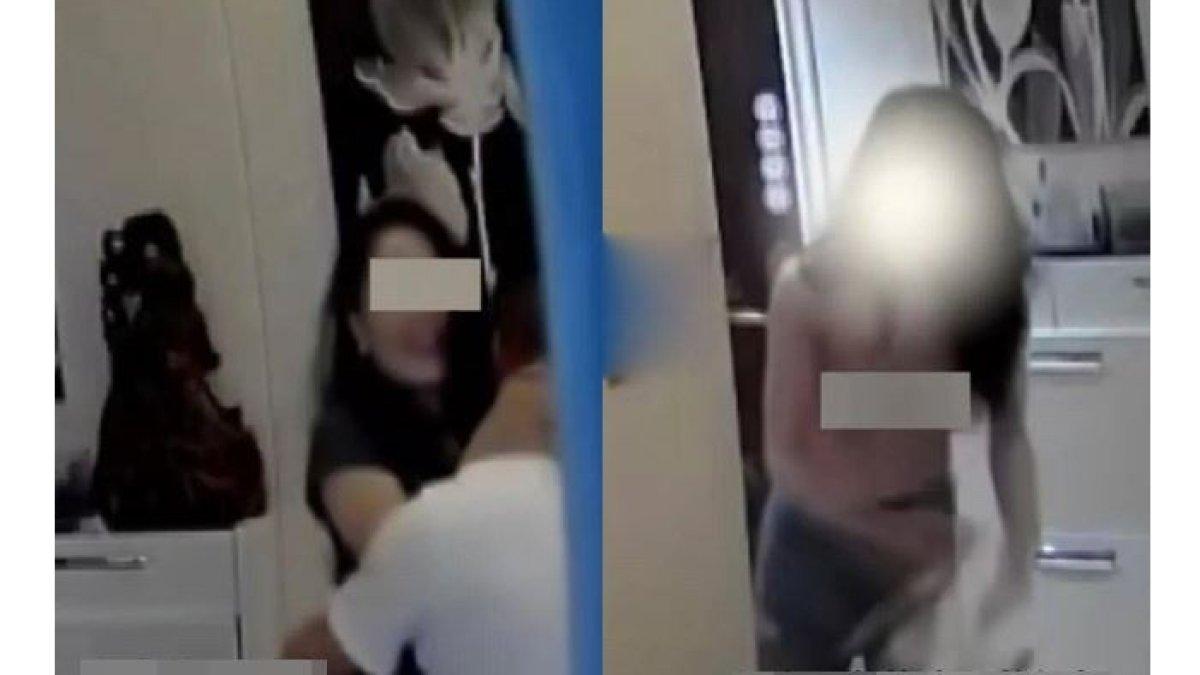 Wanita dipergoki ngamar dengan pria lain.