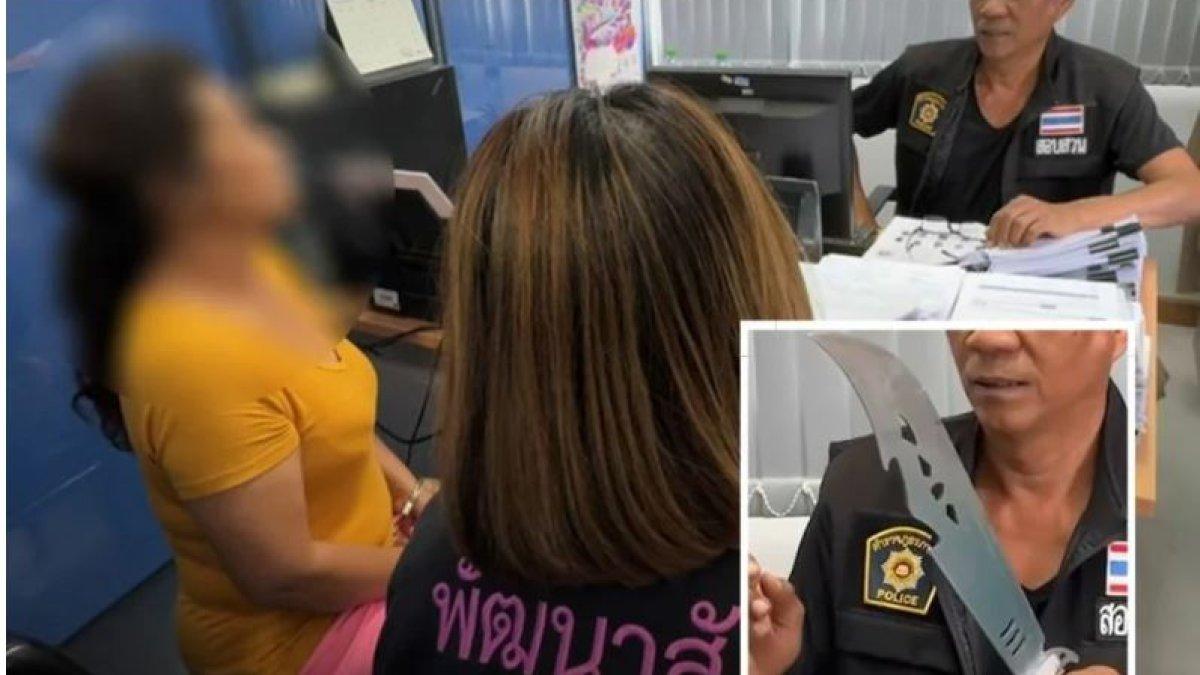 Wanita nekat tikam selingkuhan suami.