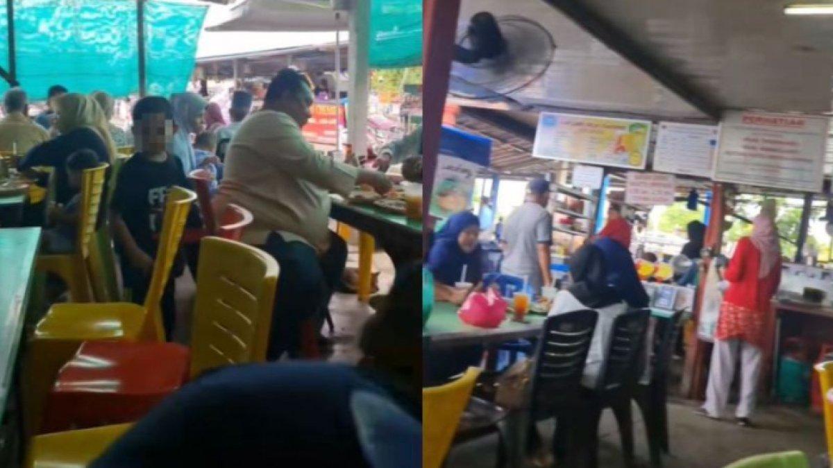 Kondisi warung sebelum air laut masuk