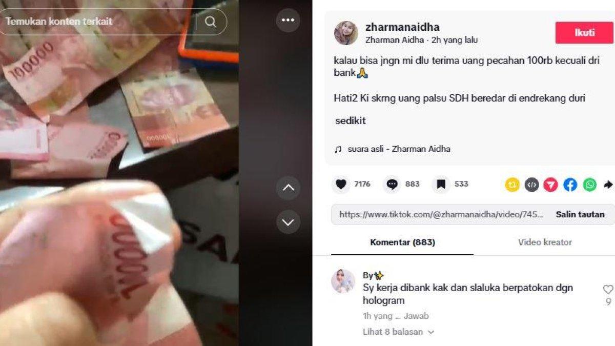 Warganet keluhkan mendapat uang palsu diduga produksi UIN