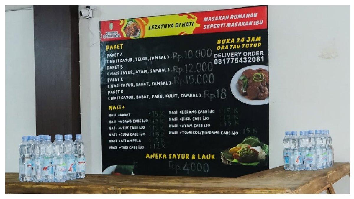 REKOMENDASI RUMAH MAKAN: Warung Makan Samijaya, selalu siap 24 jam!