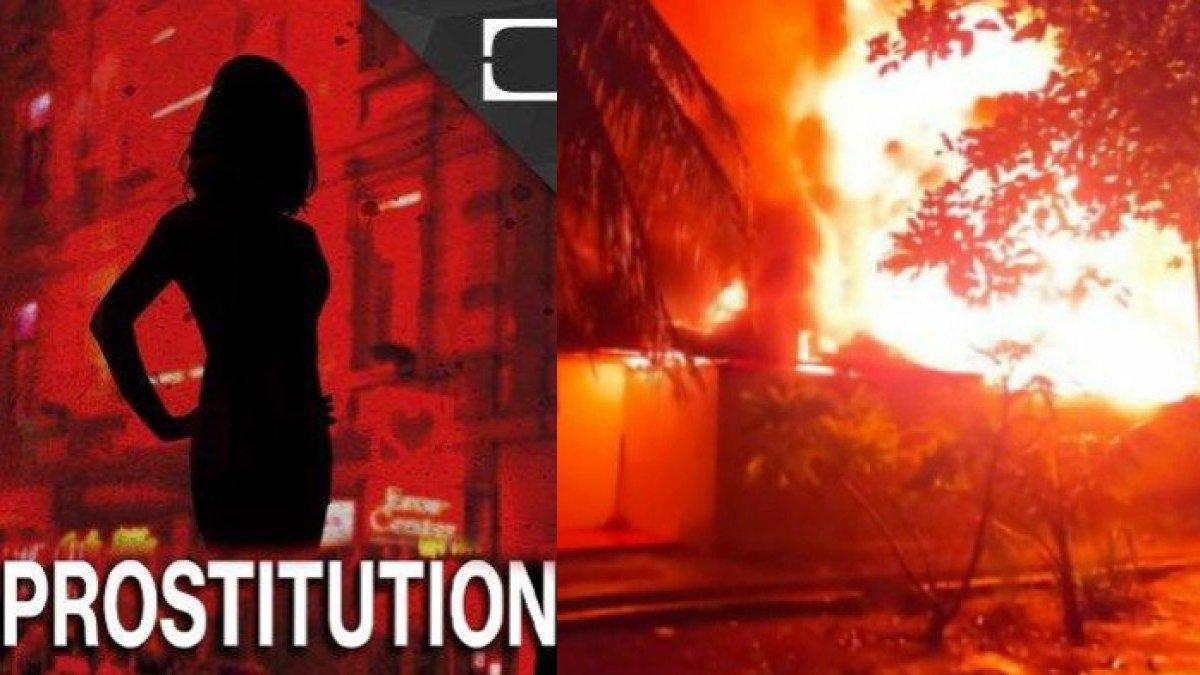 ILUSTRASI Rumah yang menjadi markas prostitusi di Sukabumi dibakar warga, bentuk keresahan warga setempat