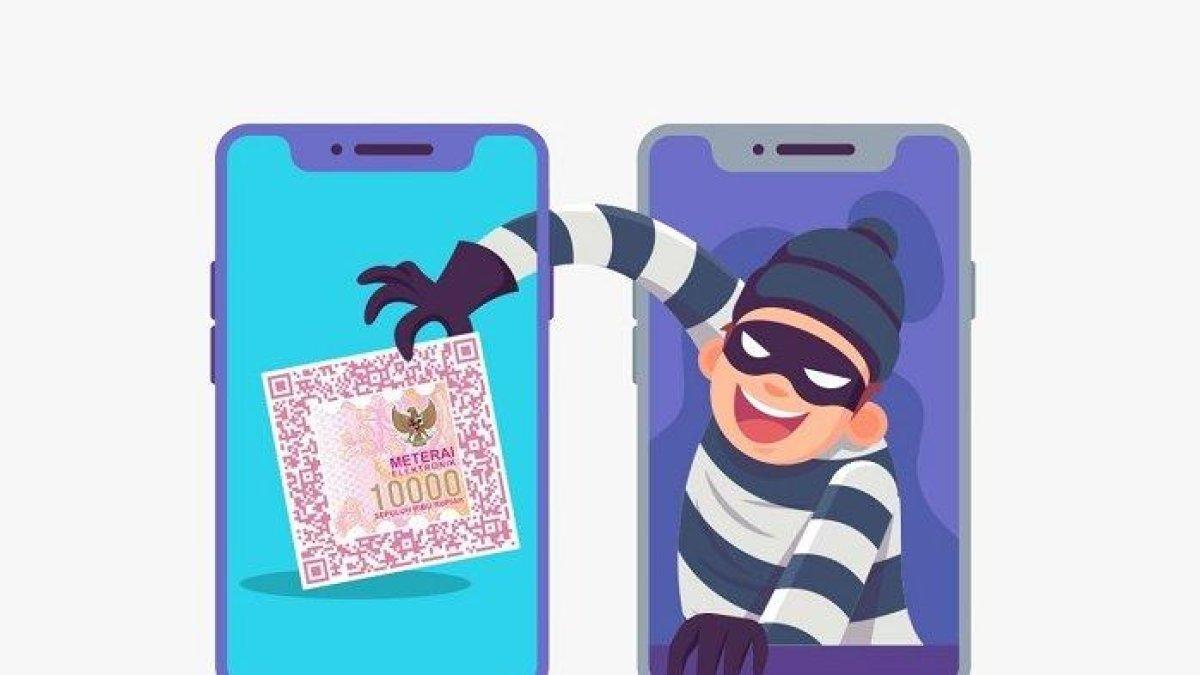 Waspada kasus penipuan dalam penjualan meterai elektronik, yaitu meterai elektronik yang dijual adalah palsu atau sudah pernah digunakan oleh orang lain sebelumnya.