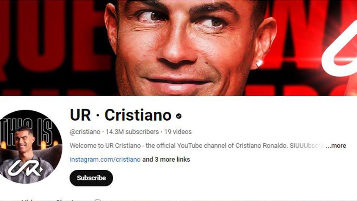 YouTube UR Cristiano