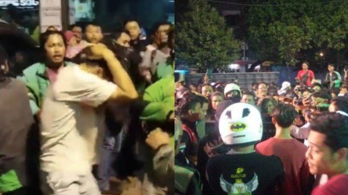 YouTuber Laurend dikeroyok puluhan ojol imbas konten yang ia buat