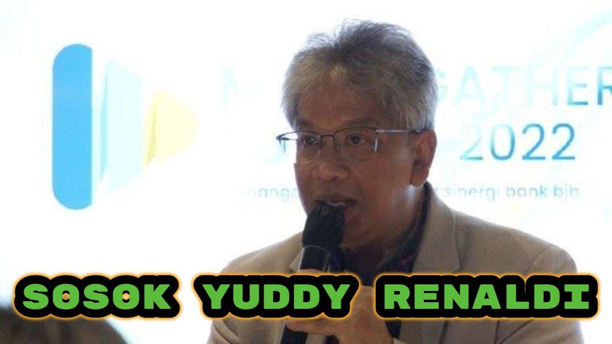 DIRUT BANK BJB - Direktur Utama bank bjb, Yuddy Renaldi saat berbicara dalam Media Gathering di Bogor, Jumat (12/8/2022). Yuddy Renaldi Dirut Bank BJB yang mundur saat KPK bergerak.