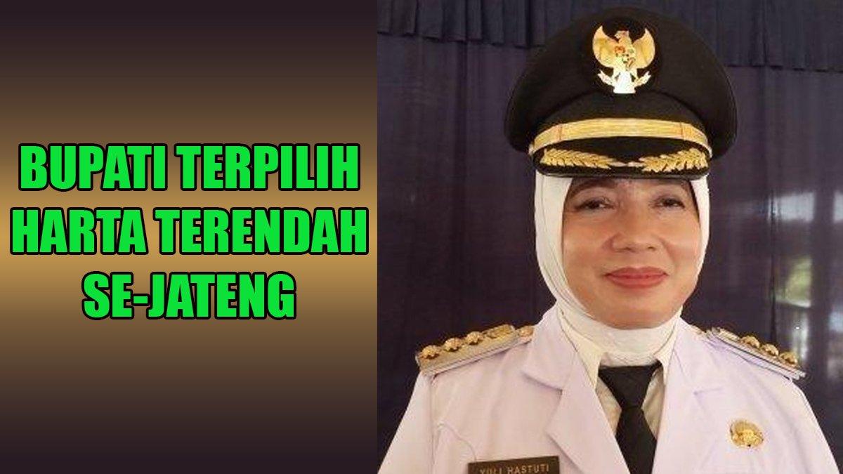 HARTA BUPATI TERPILIH - Yuli Hastuti menjadi bupati terpilih dengan harta terendah se-Jawa Tengah, bandingkan kekayaannya dengan bupati terpilih lainnya.