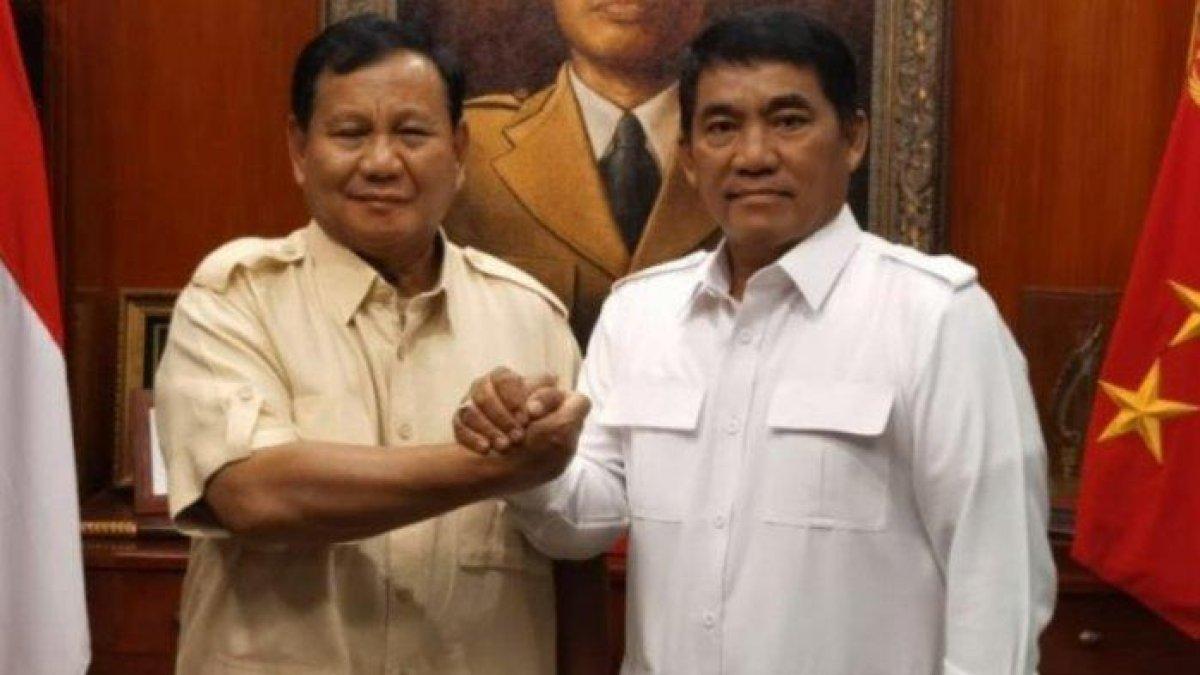 GUBERNUR YULIUS - Yulius Selvanus Komaling (kanan) saat bersama Prabowo Subianto diunduh dari Instagram.com (5/3/2025). Yulius Selvanus merupakan pemenang Pilkada Sulawesi Utara 2024..